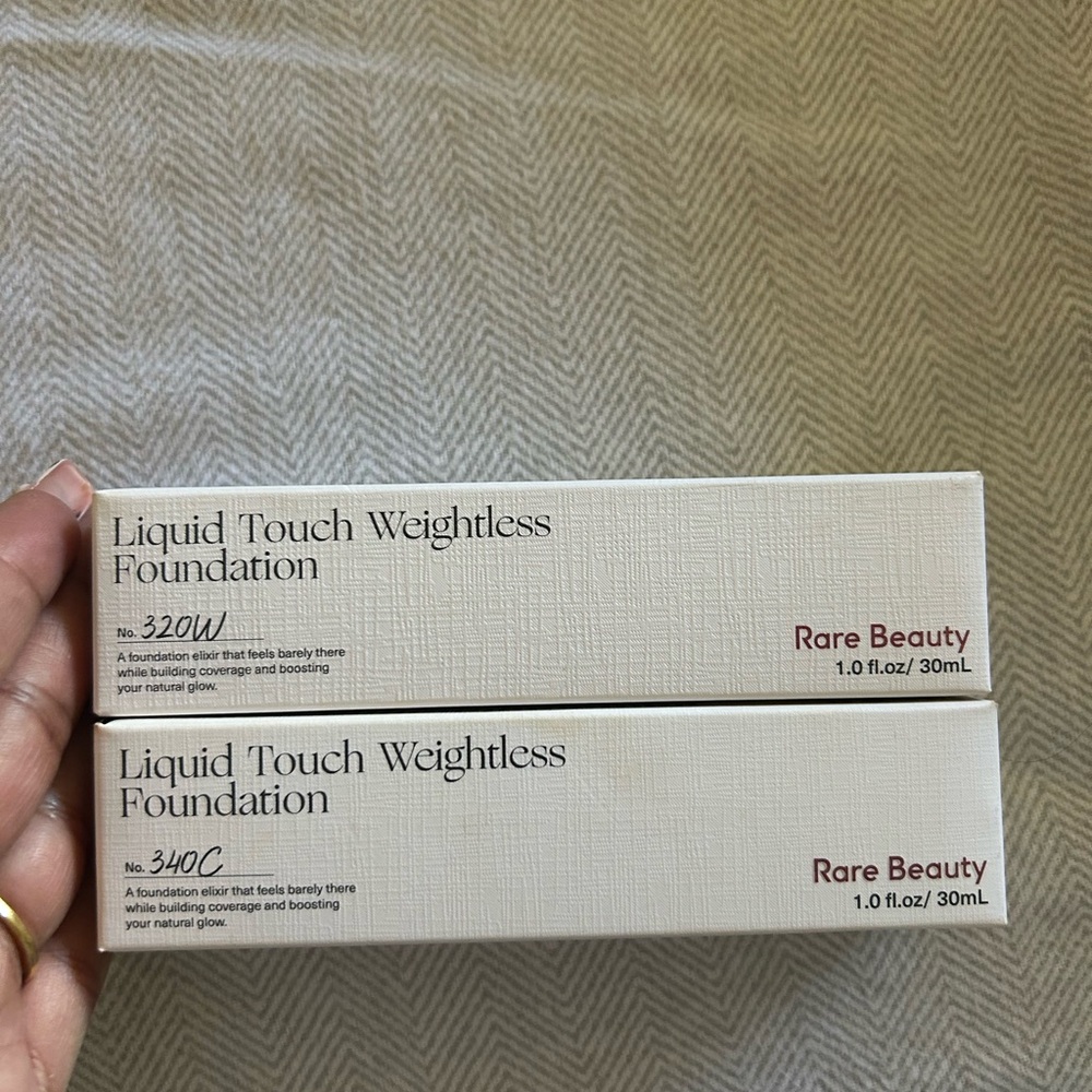 Rare Beauty Liquid Touch Foundation - 320W and 340C